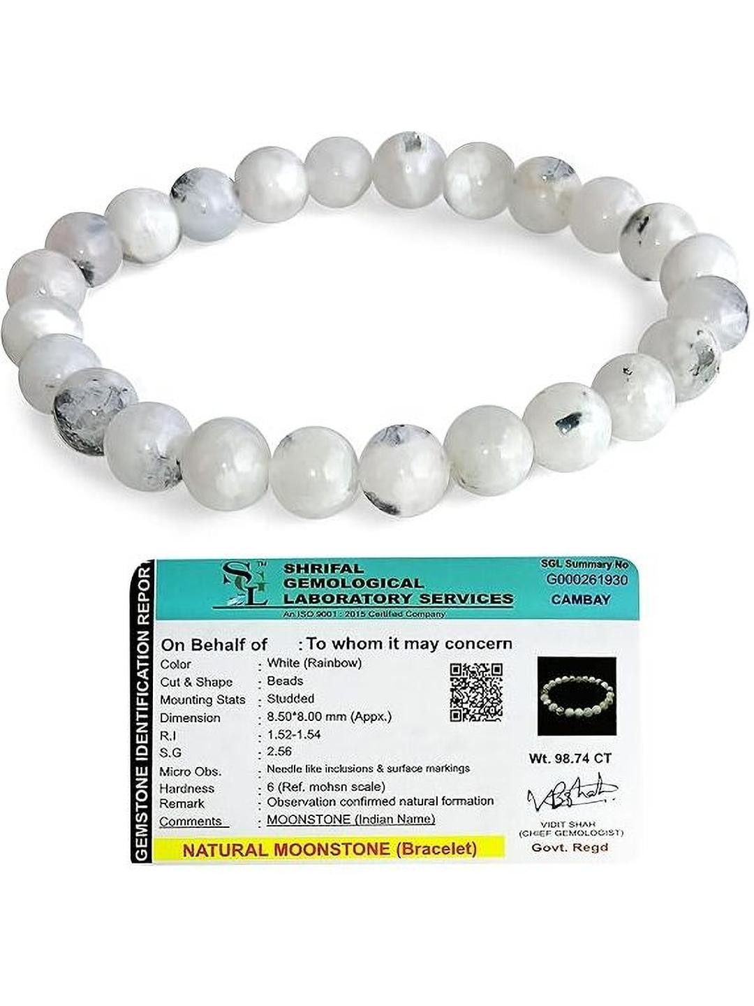 VIBESLE Unisex Moonstone Bracelet