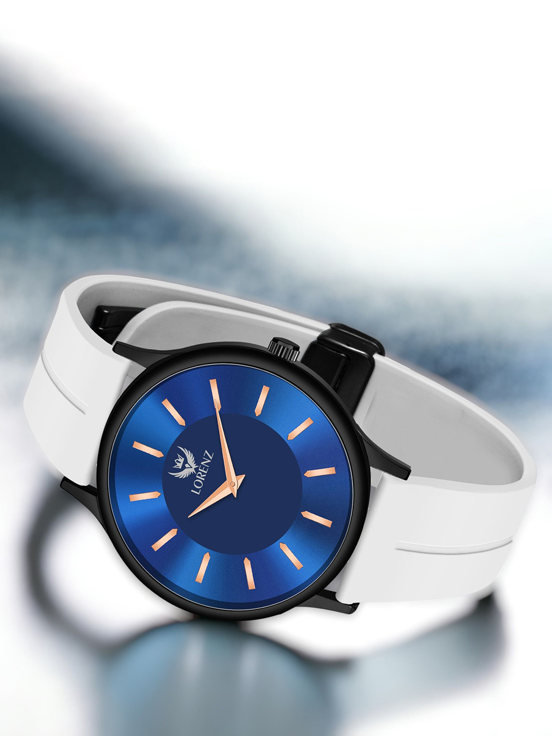 LORENZ Men Brass Dial & Straps Analogue Watch MK-4062R