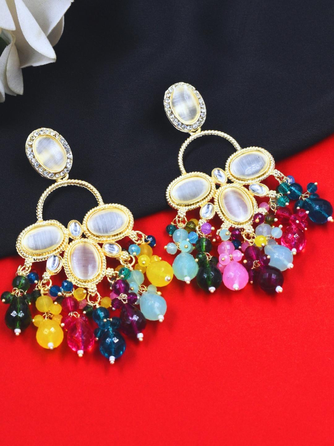J & C Fashion Arena Classic Drop Earrings
