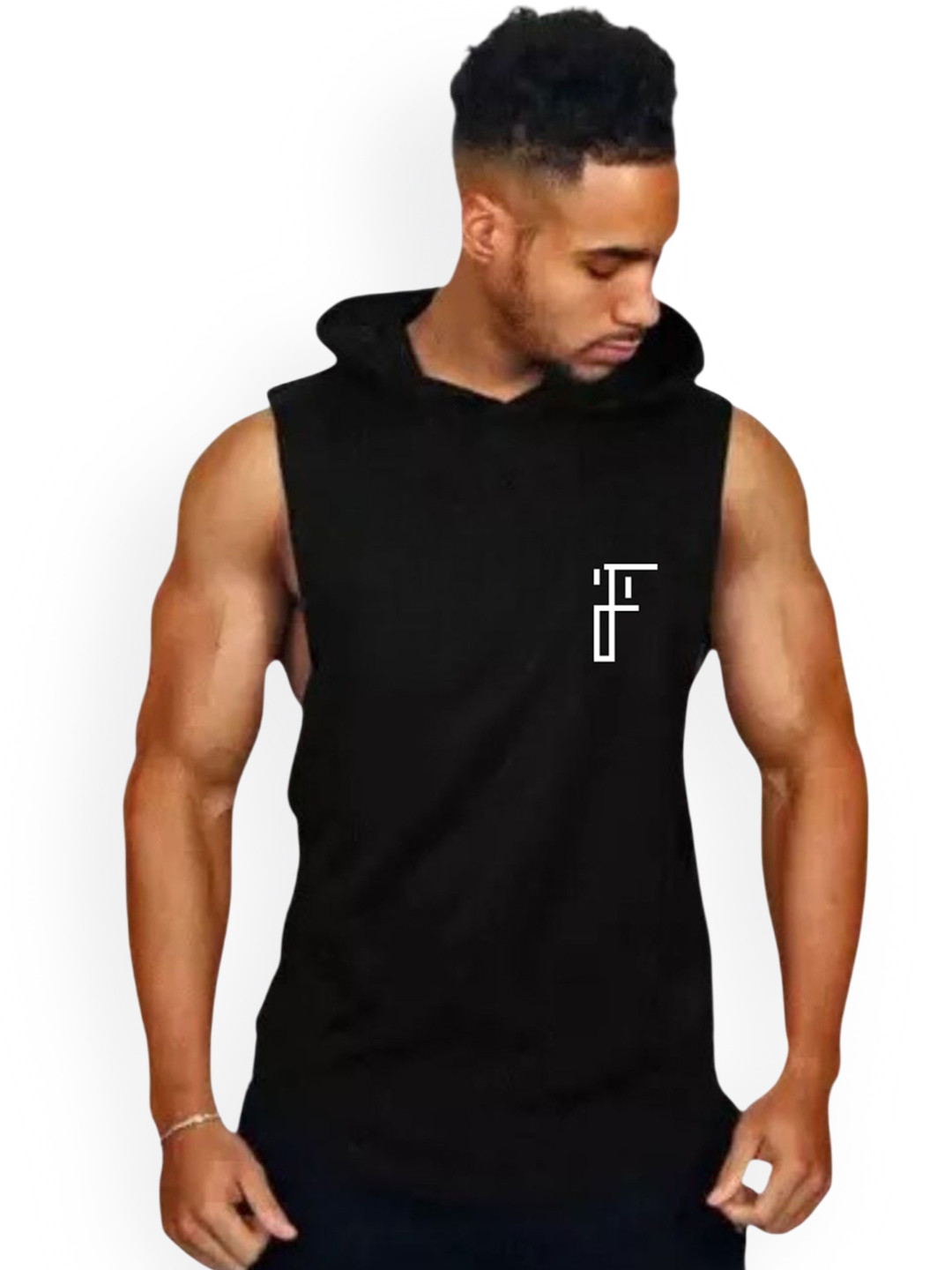 Fashnobic Happiness Back Printed Hooded GymVest FB-105_Back_pt-187