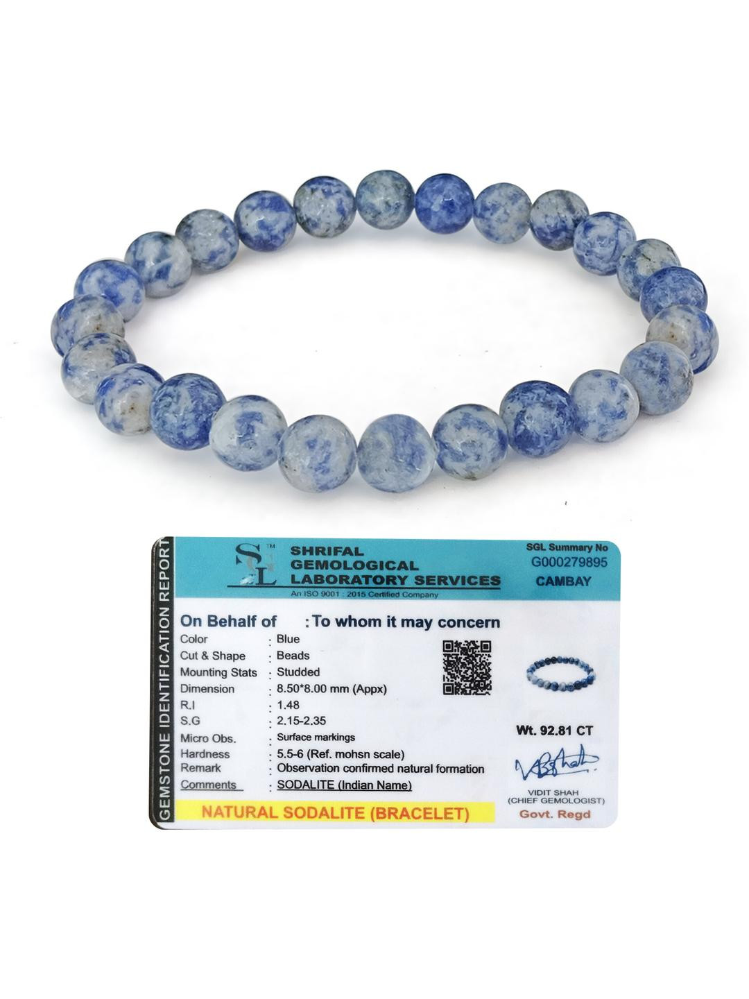 VIBESLE Unisex Agate Slip-on Bracelet