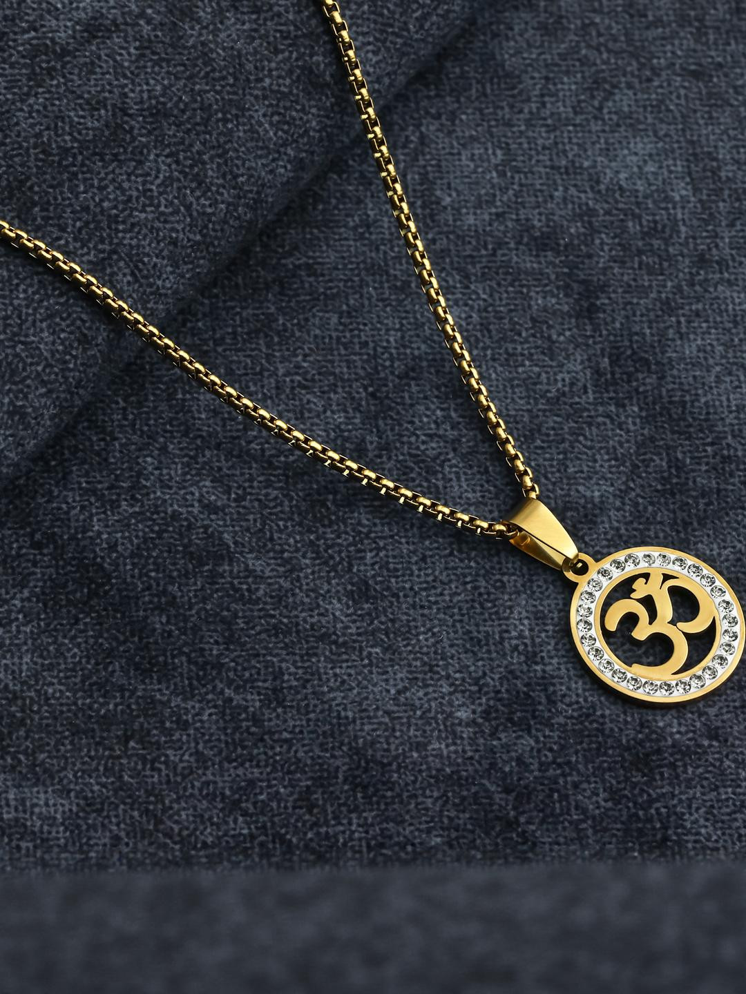 Nikza Exclusive Gold-Plated Circular Pendants