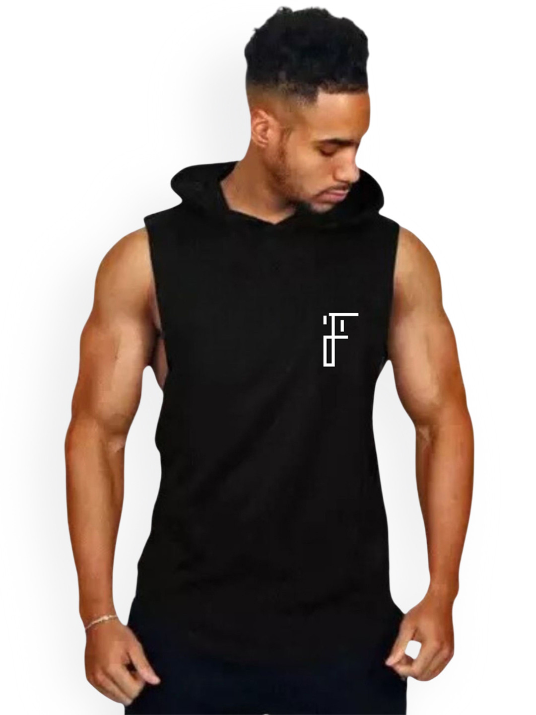 Fashnobic Enjoy Back Printed Hooded GymVest FB-105_Back_pt-119