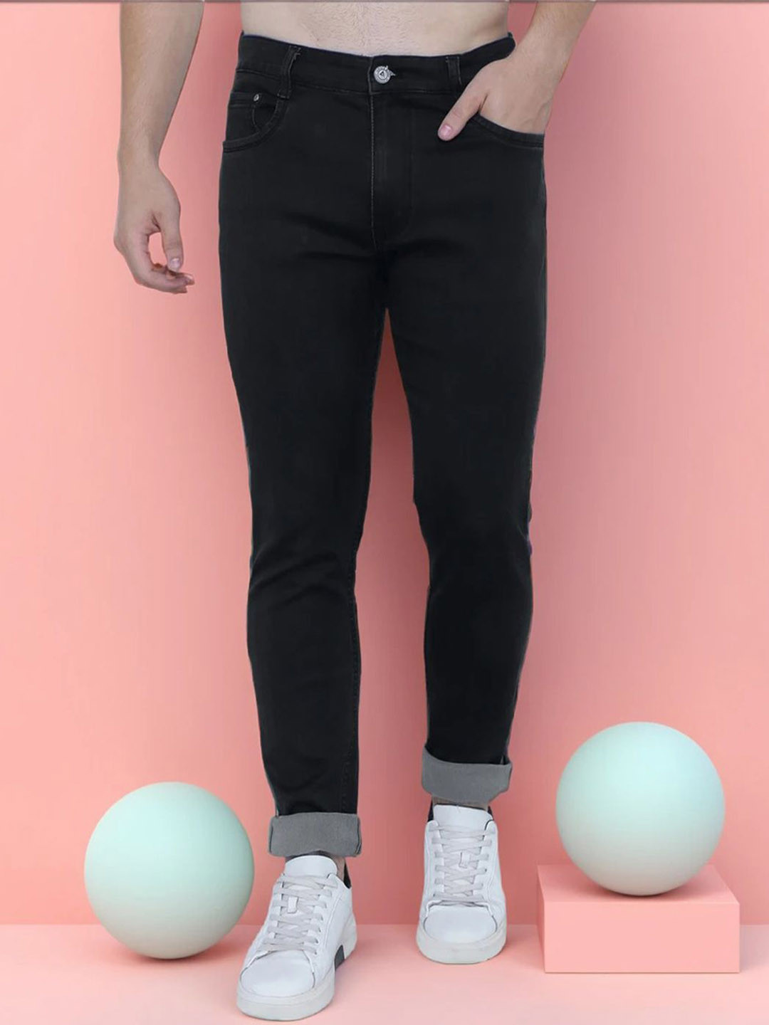 AWACK Men Slim Fit Mid Rise Stretchable Jeans