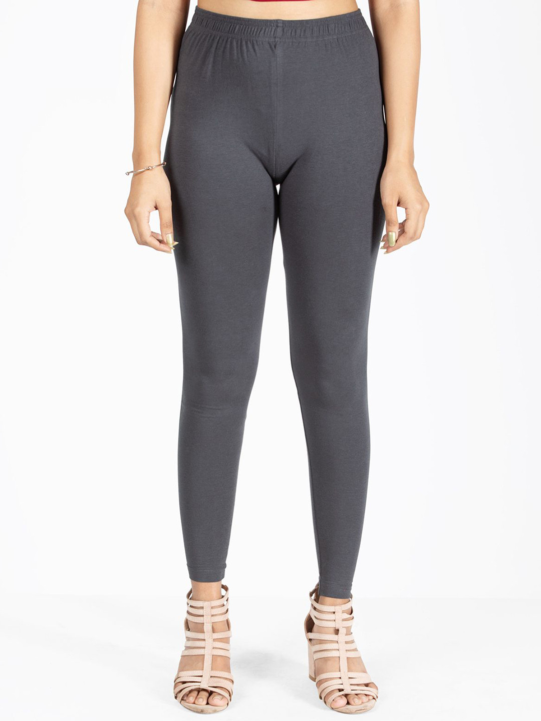 indian flower Slim-Fit Ankle-Length Leggings