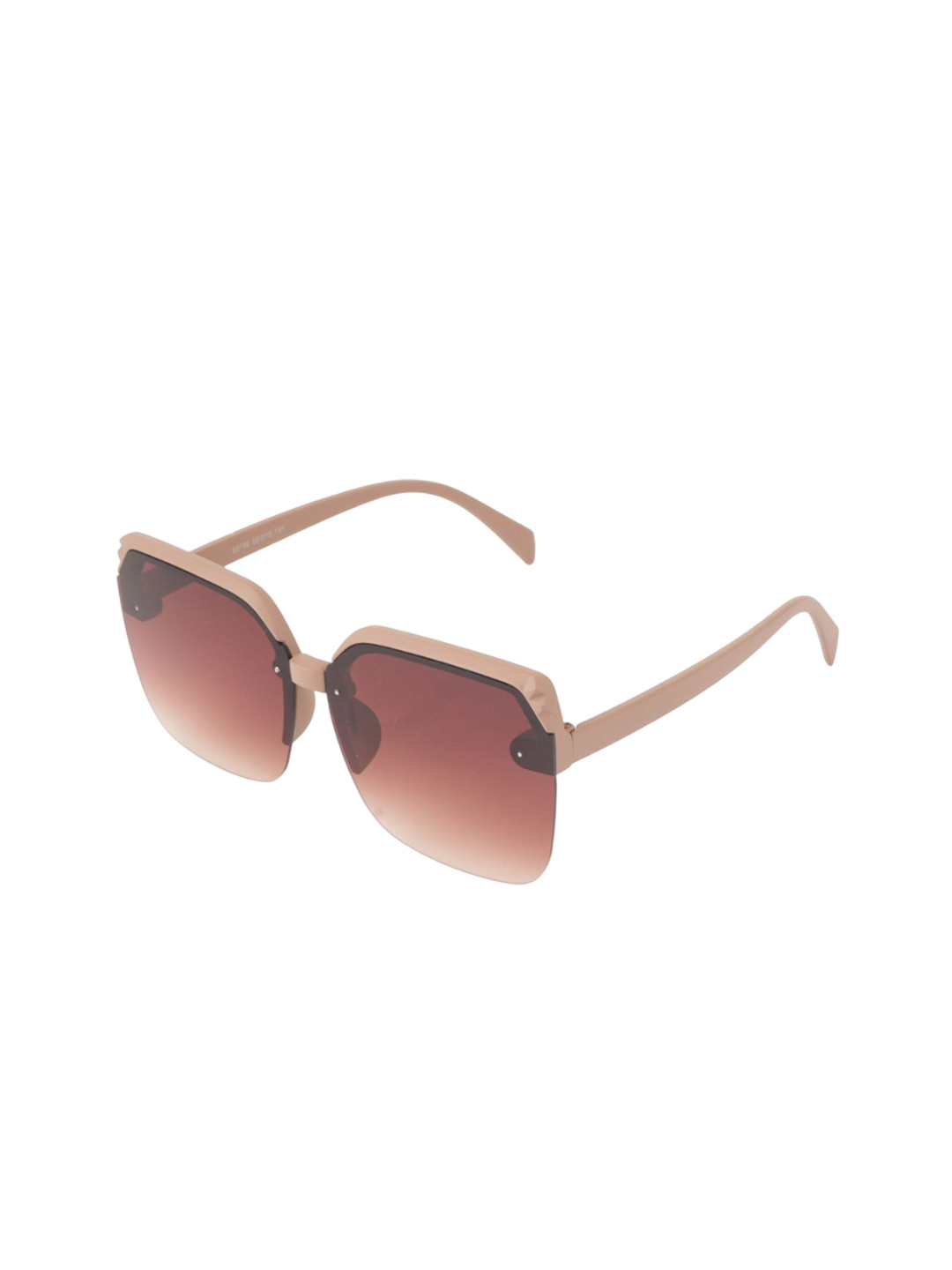 BAYBERRY Unisex Oversized Sunglasses with UV Protected Lens DGN 1178 BEIGE