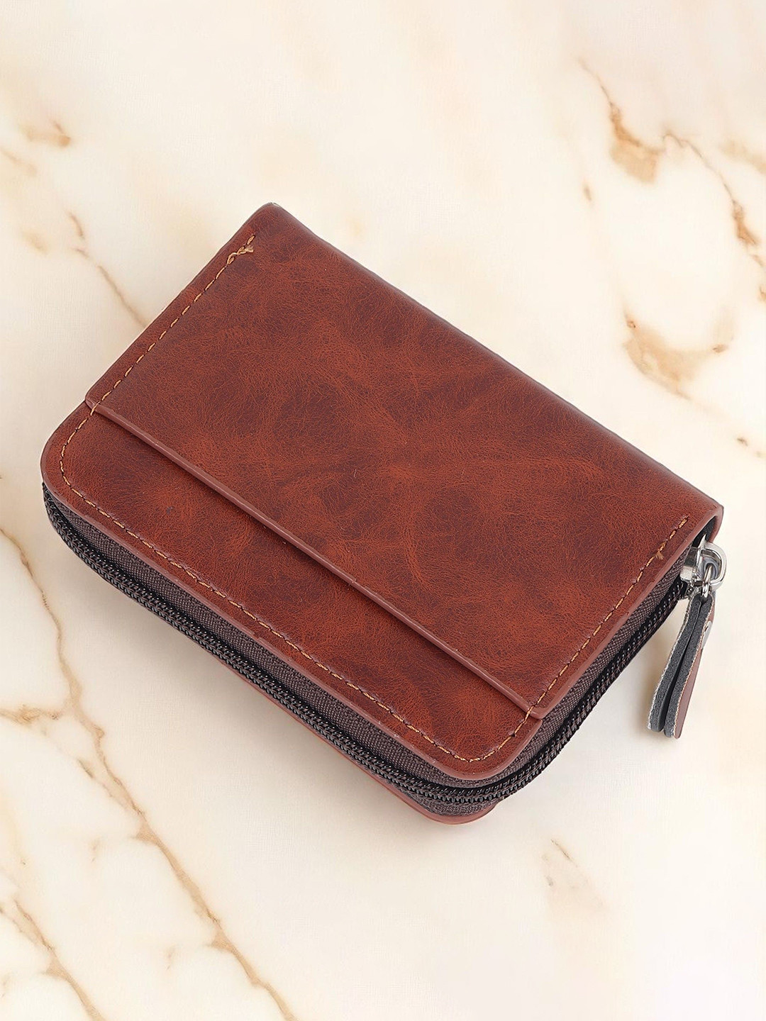Provogue Men Zip Around Wallet with SIM Card Holder