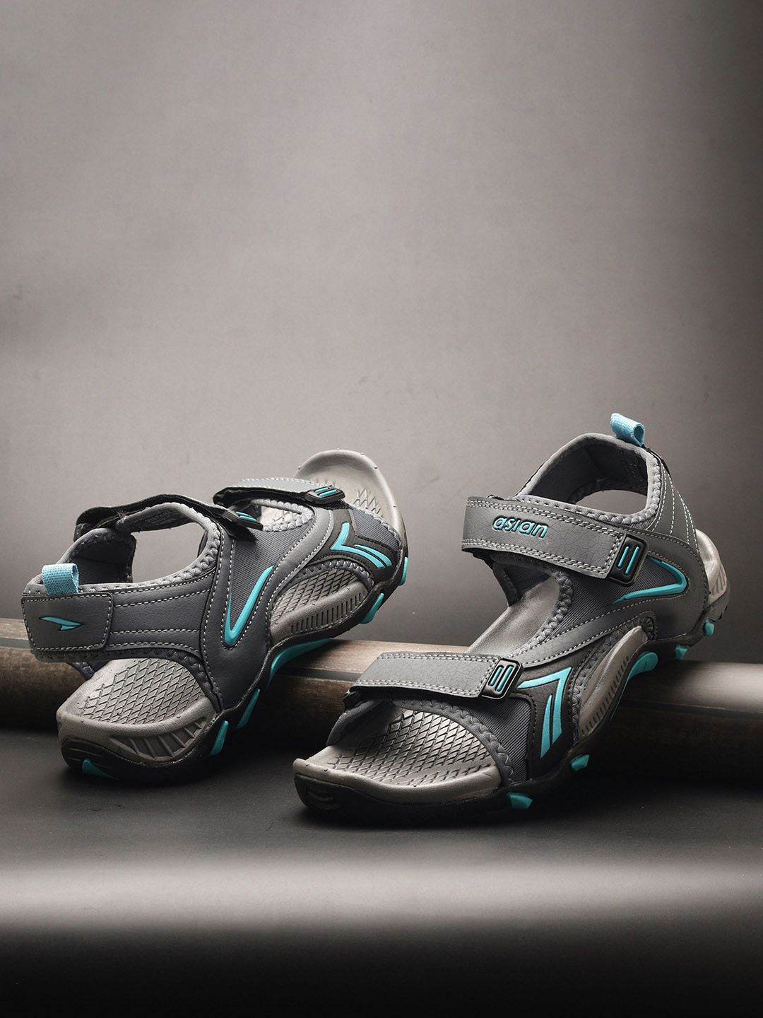 ASIAN Men Sports Sandal With Velcro Closure