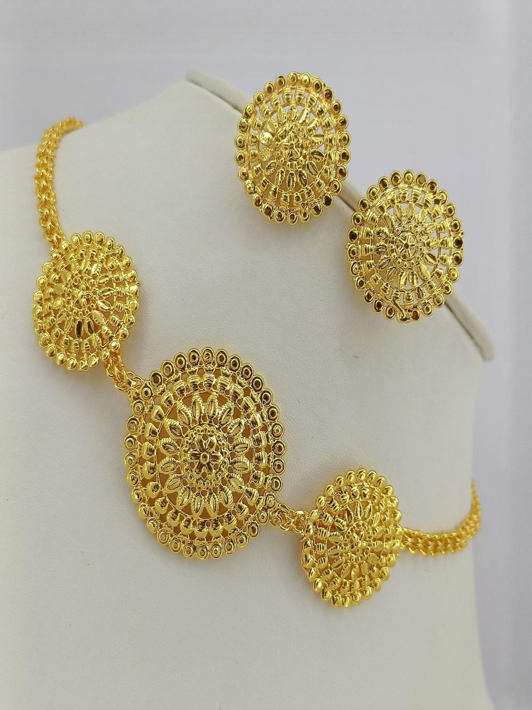 PRANATI Gold-Plated Brass Necklace