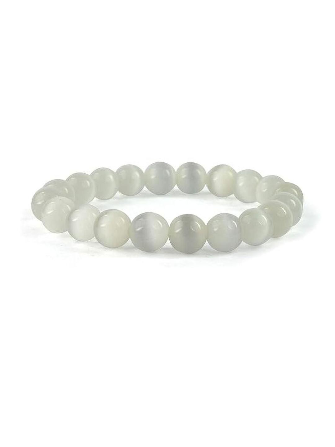 VIBESLE Unisex Selenite Crystals Bracelet