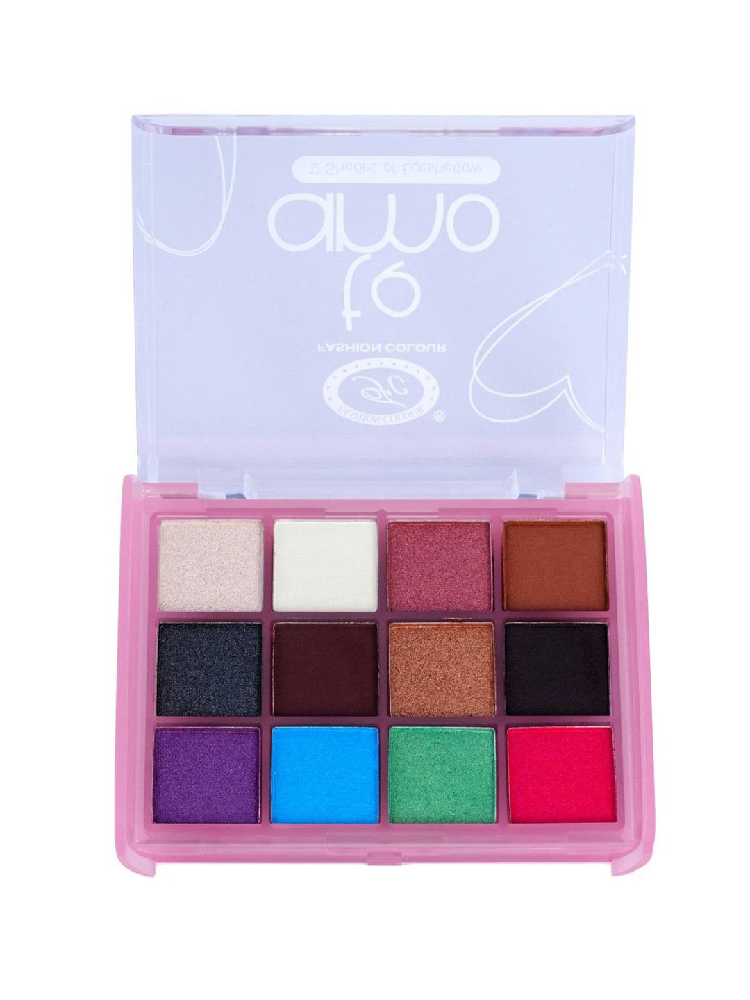 Fashion Colour Te Amo 12 Shades Eyeshadow Palette - FCTE03