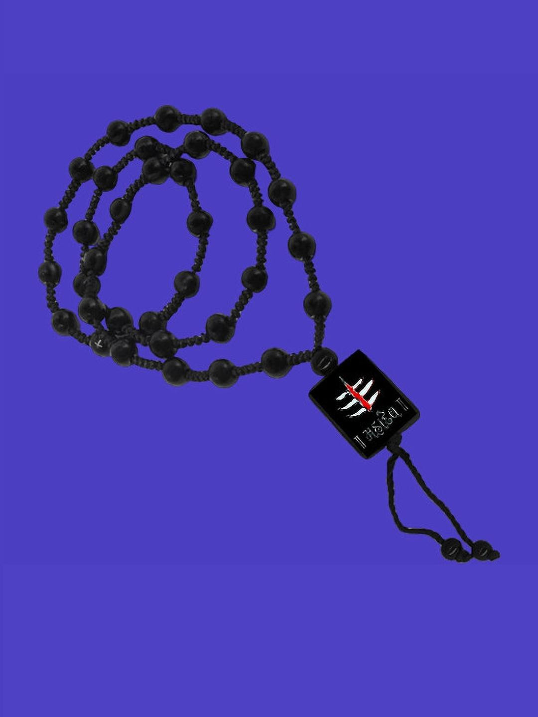 Dynamic Retail Global Men's Black Beads Chain