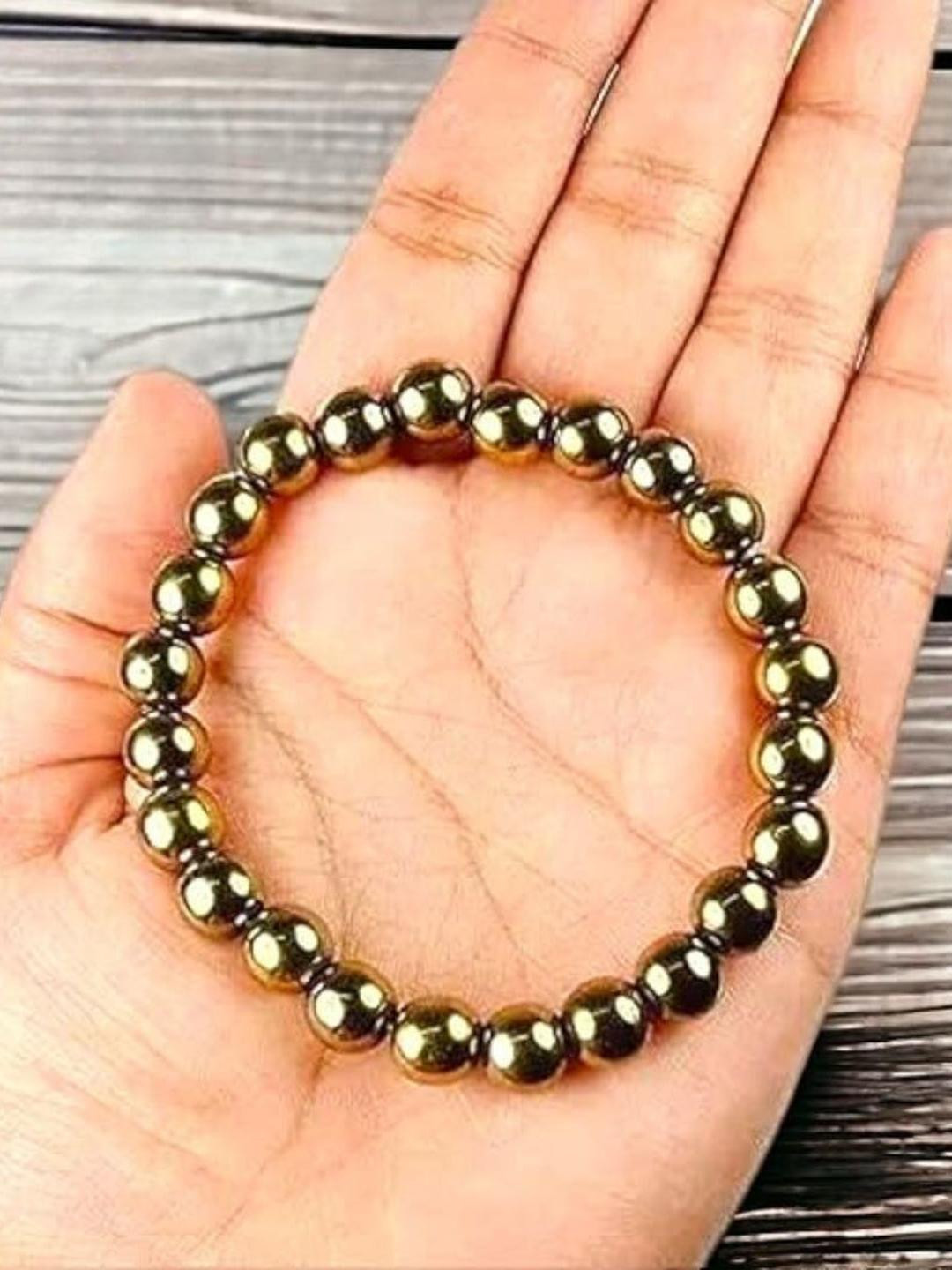 VIBESLE Adult Gold Crystal Bracelet