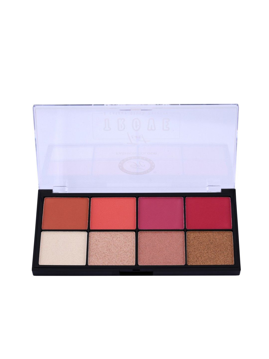 Fashion Colour Tint Trove 8 Colour Blush Palette With 3 Dazzling Highlighter - FCTB02