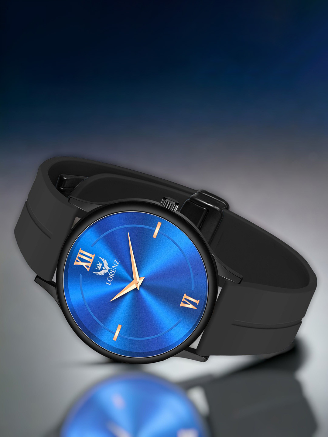 LORENZ Men Brass Dial & Straps Analogue Watch MK-4067R