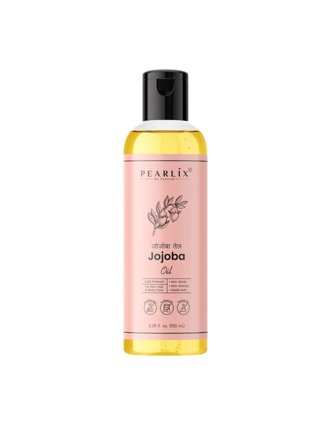 Pearlix Be Natural 100% Pure & Natural Golden Jojoba Oil - 100 ml