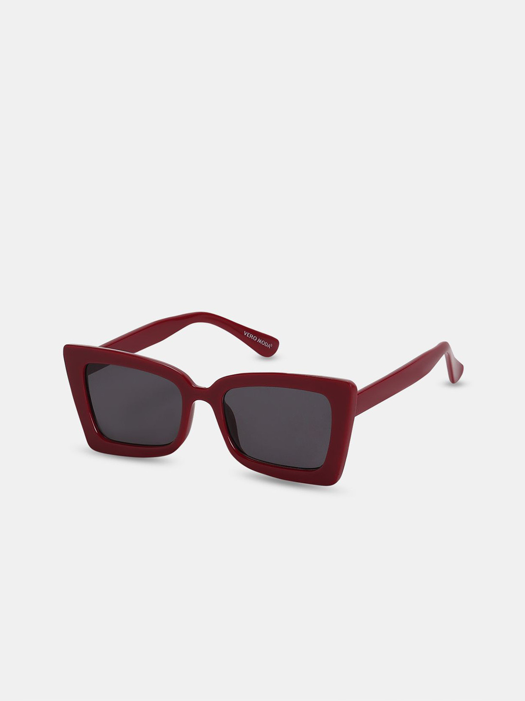 Vero Moda Women Grey Full Rim Lens & Red Cateye Regular Lens Sunglasses
