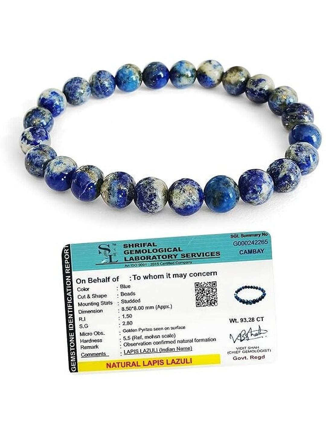 VIBESLE Adult's Turquoise Crystals Bracelet