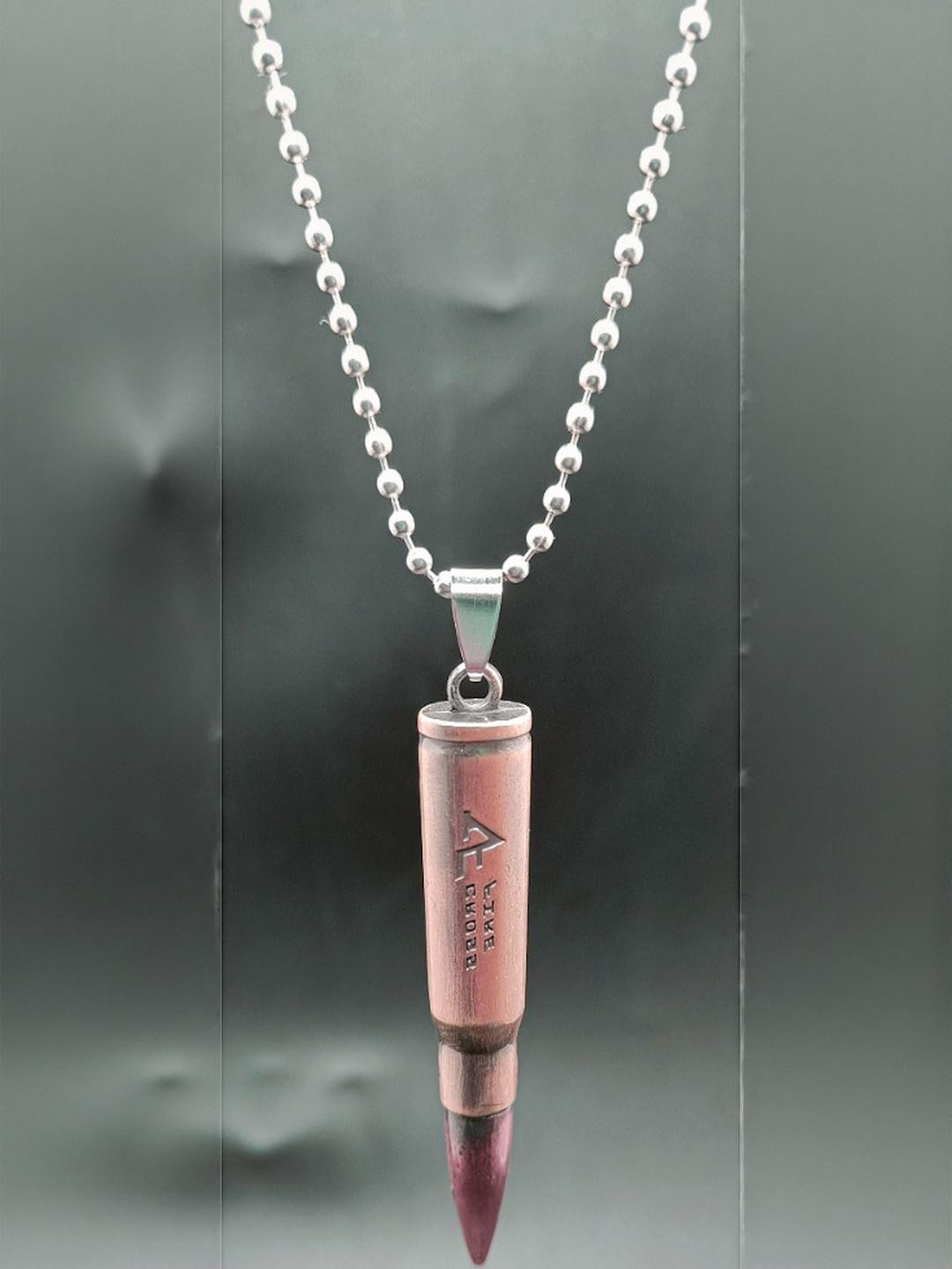 Dynamic Retail Global Men's Silver Pleated Ball Chain