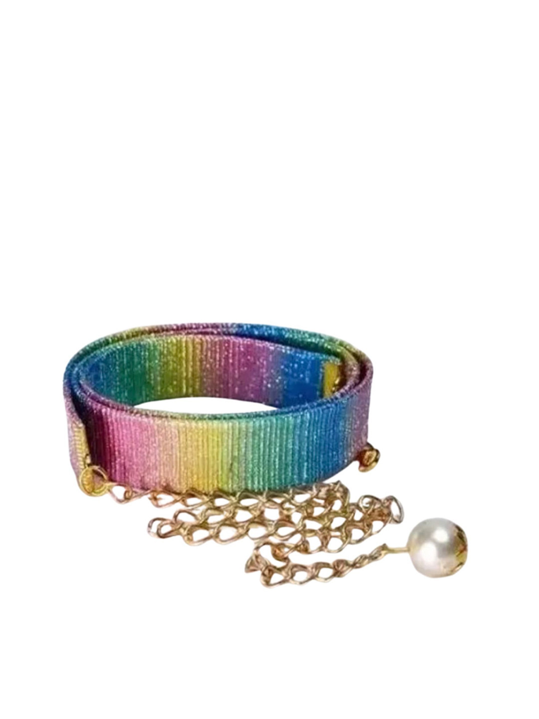 Niddleman Women Embellished Rainbow Belts