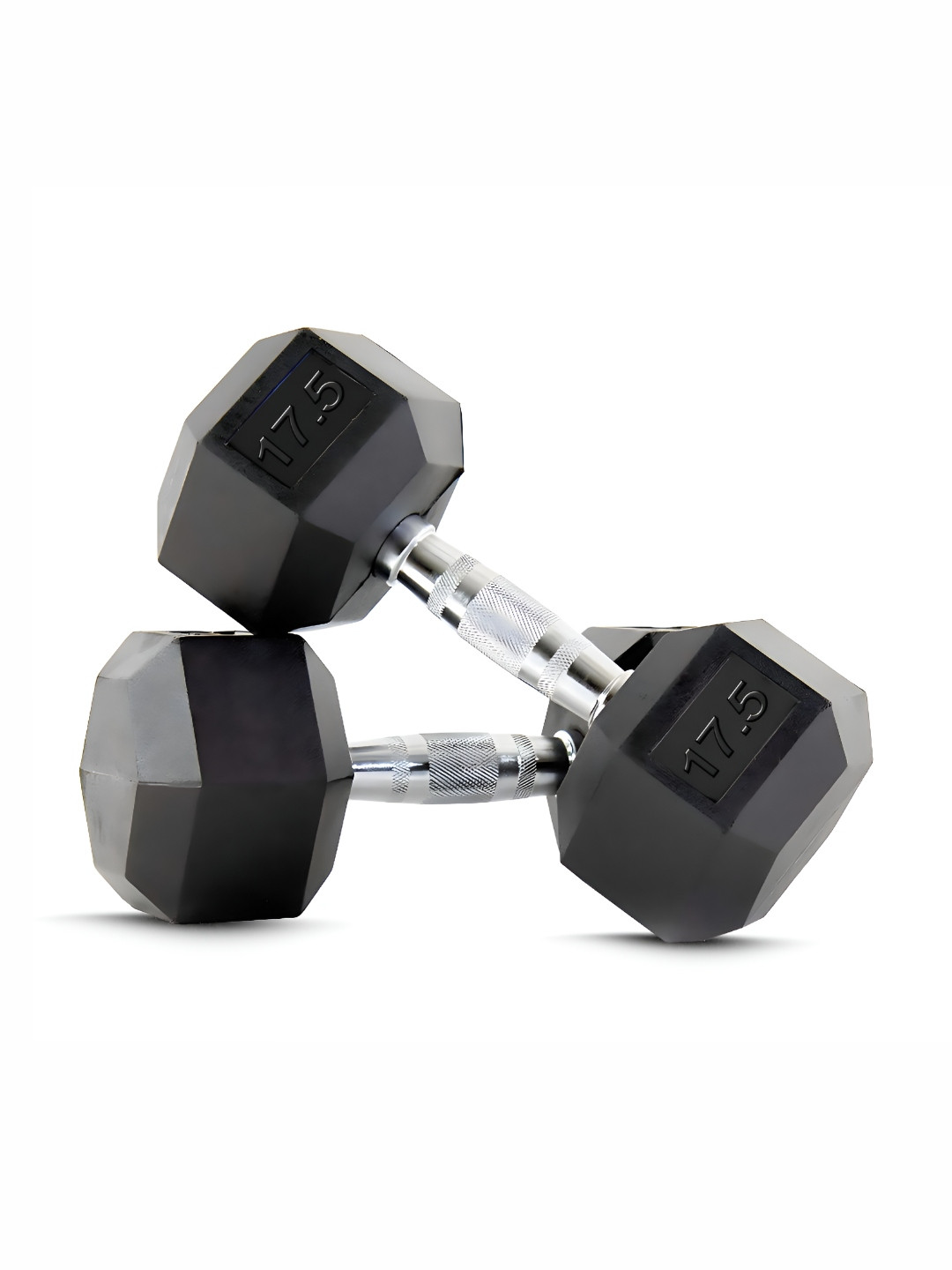 ADRENEX Set Of 2 Hexagon Fixed Weight Dumbbell - 17.5 kg Each
