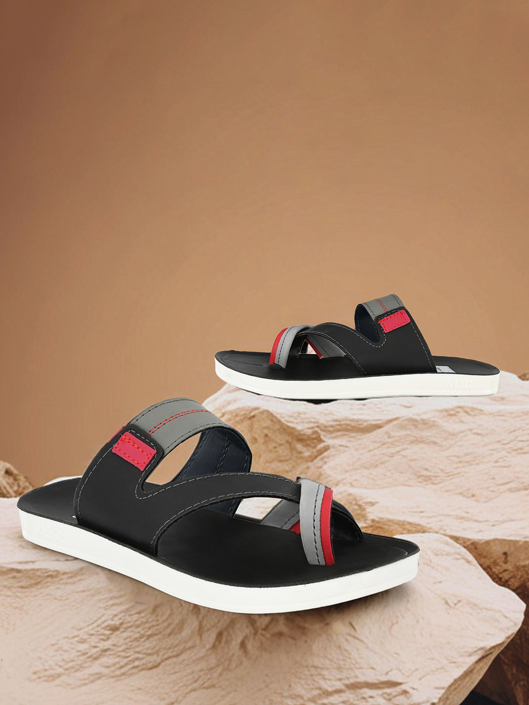 BIRDE Men Colourblocked Slip-On Regular Slippers