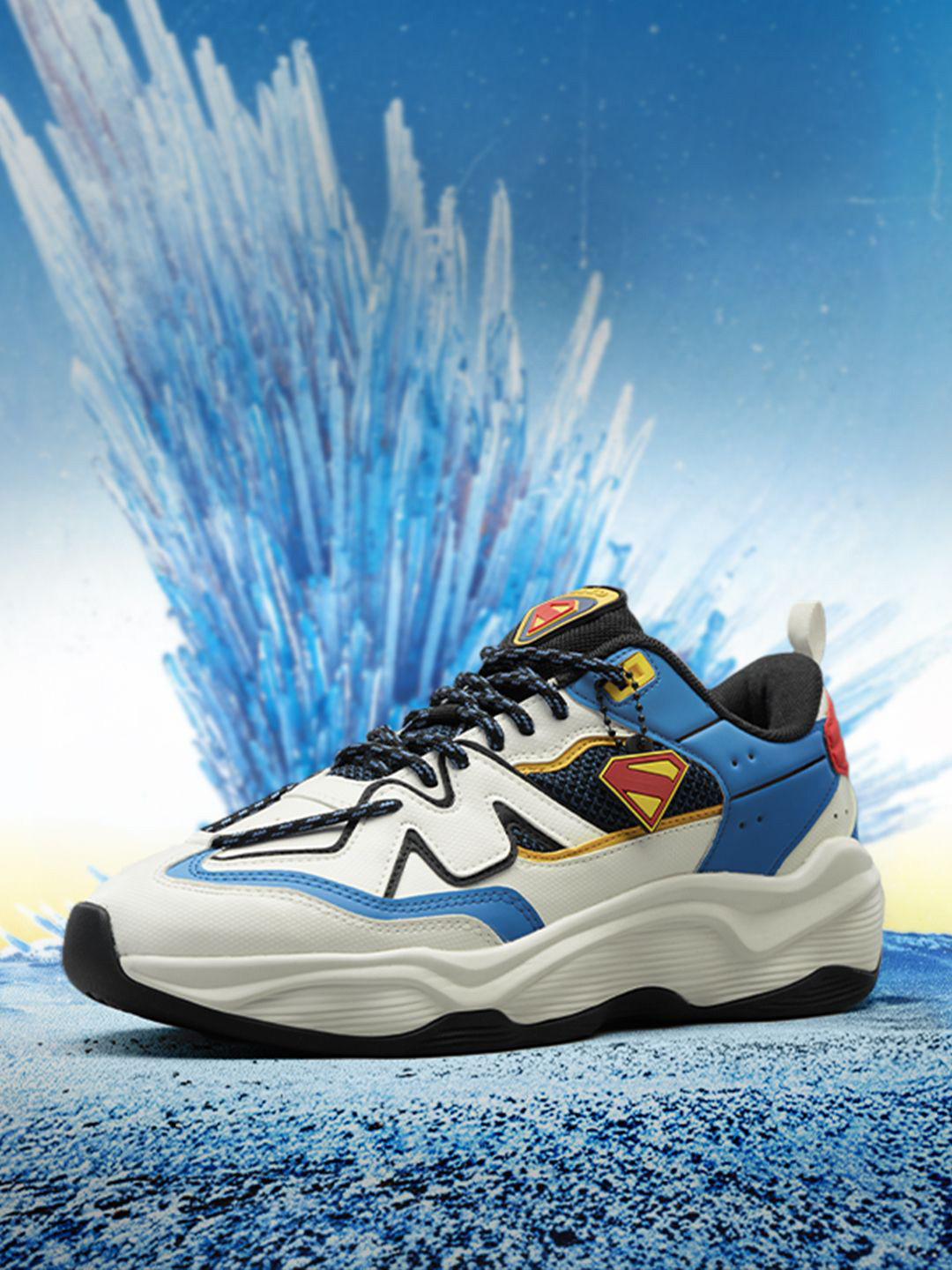 The Souled Store Men Superman: Son of Krypton PU Sneakers
