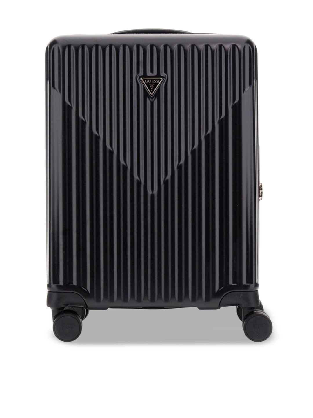 GUESS Centennial Ribbed Hard-Sided Cabin Trolley Bag