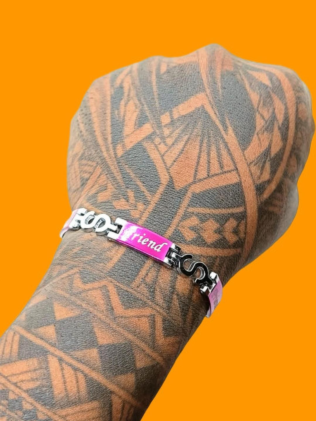 Dynamic Retail Global Men's Friend Link Bracelet