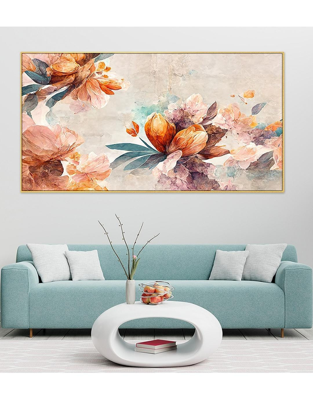 DEKORSTATION Landscape Multicoloured 1 Piece Canvas Floral and Botanical Wall Paintings