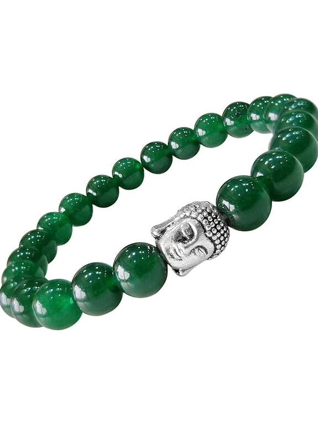 VIBESLE Unisex Jade Bracelet With Budha Bead