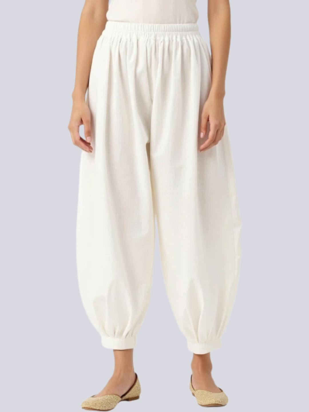 Nature thread Women Loose Fit Cotton Salwar