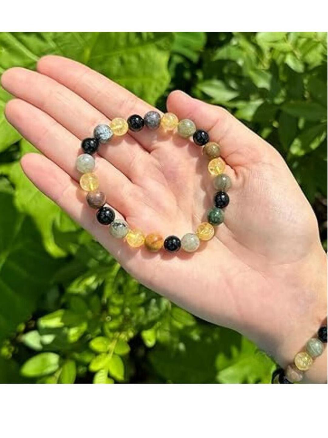 VIBESLE Ceramic Multi Colour Artificial Beads Bracelet