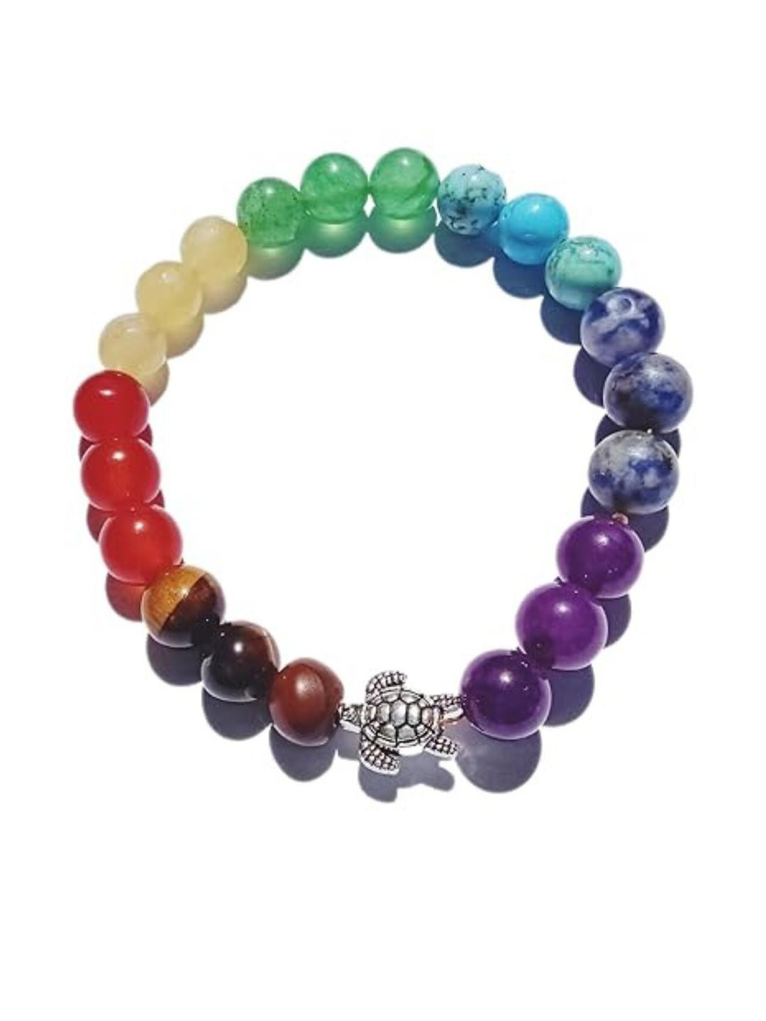 VIBESLE Multi Ceramic Elasticate Bracelet