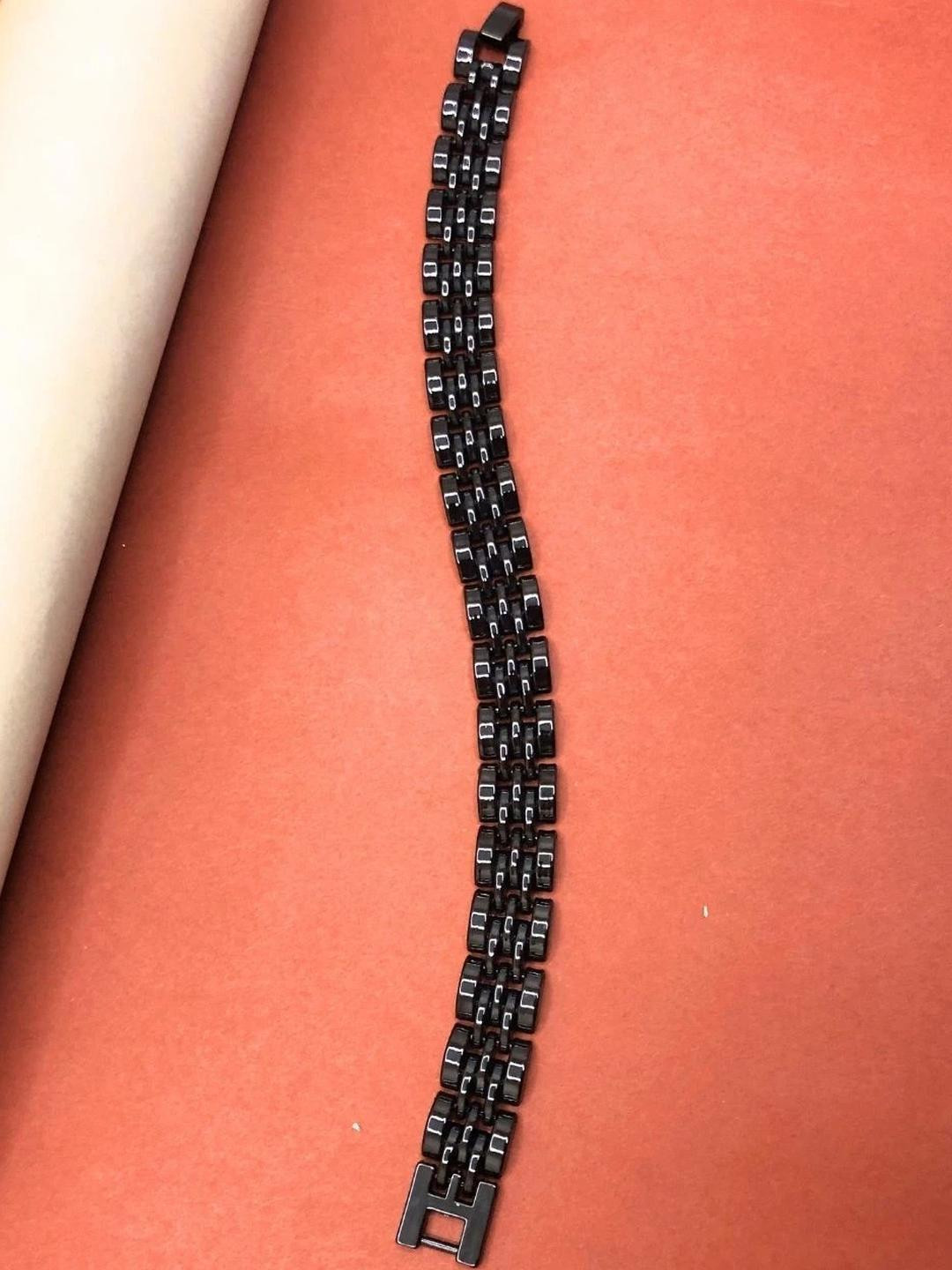 Jewelry Miguel Black Stainless Steel Bracelet