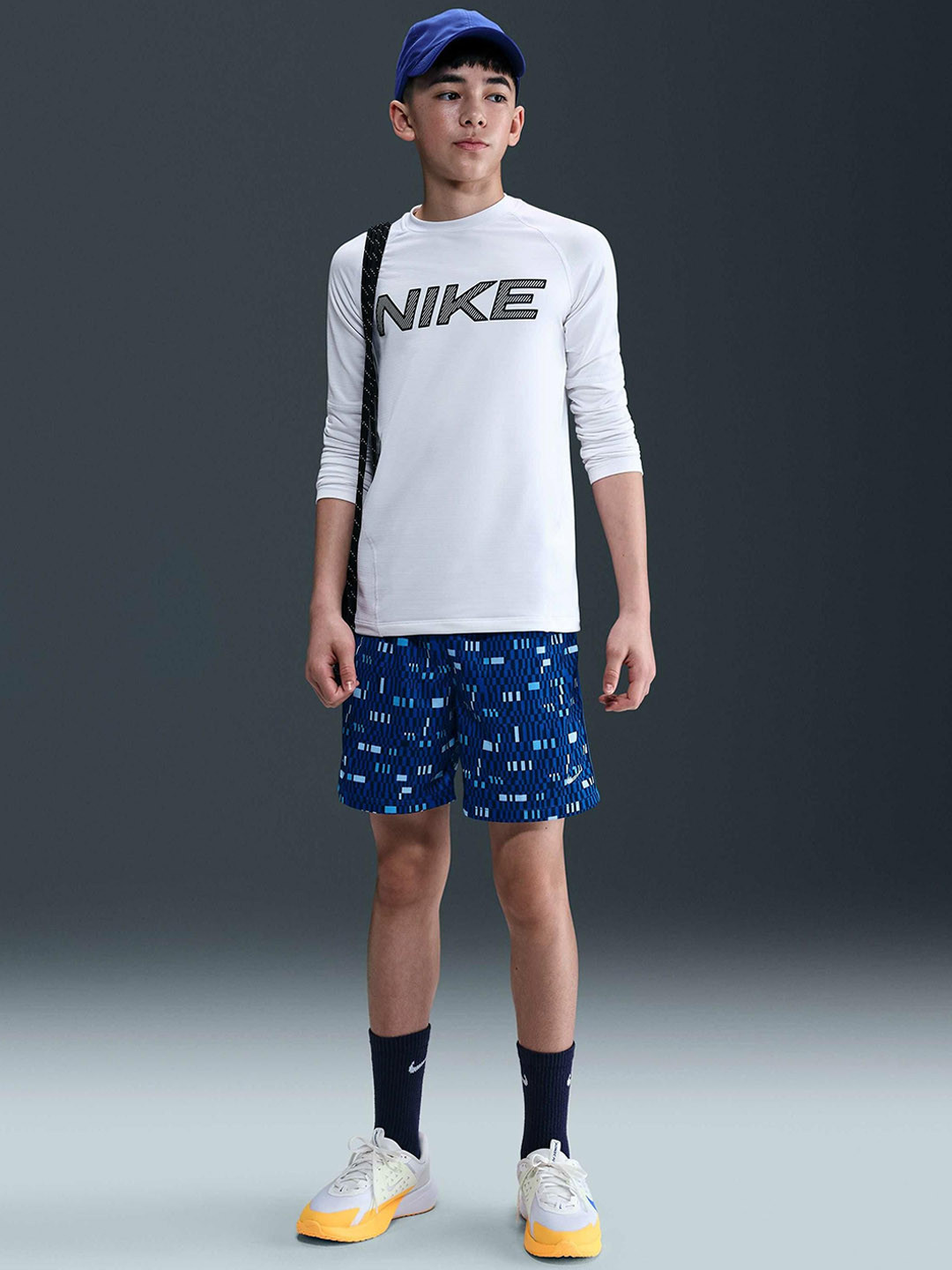 Nike Multi Older Boys Printed Regular Fit Dri-FIT Shorts