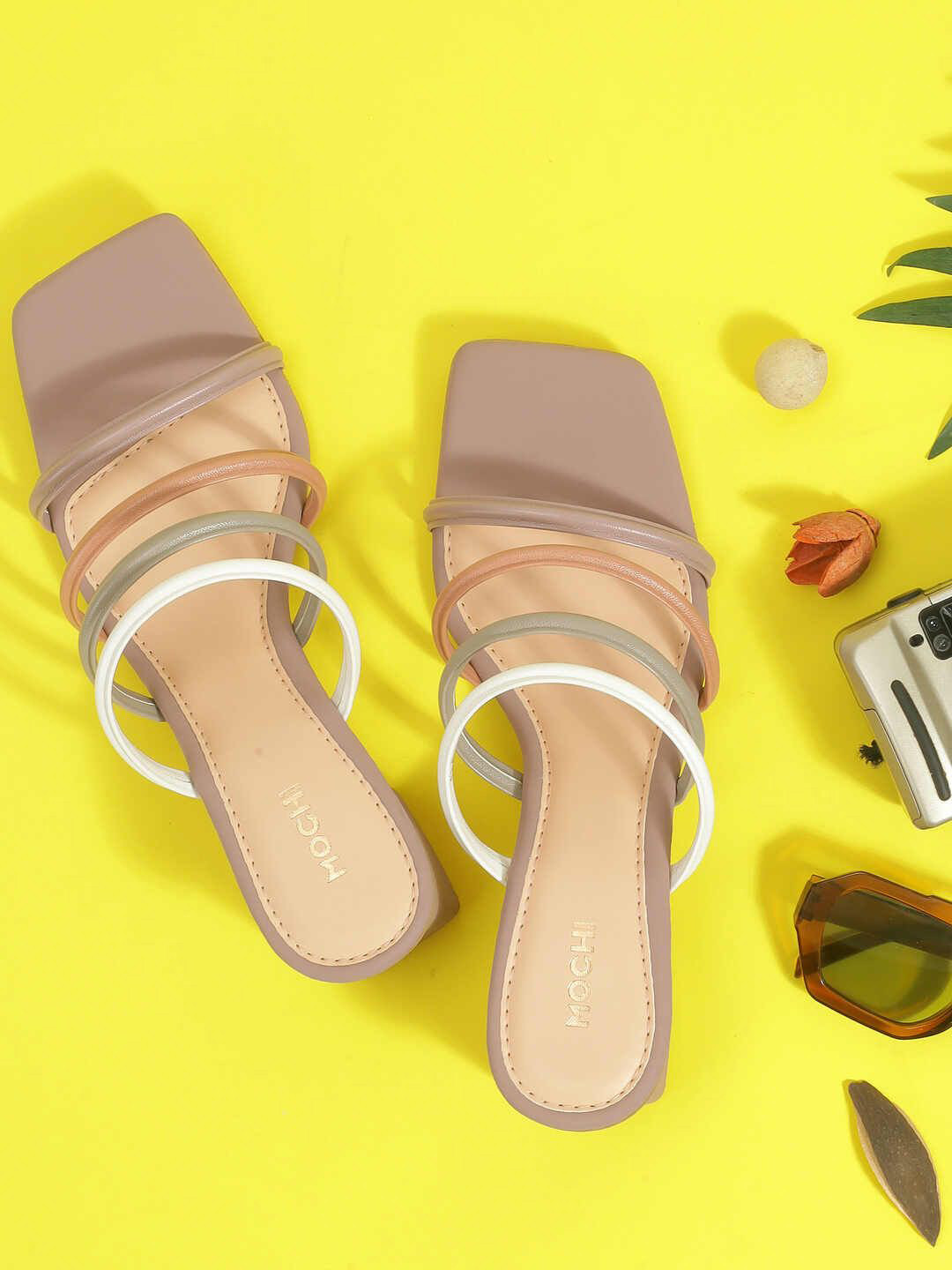 Mochi Women Block Heels Sandals