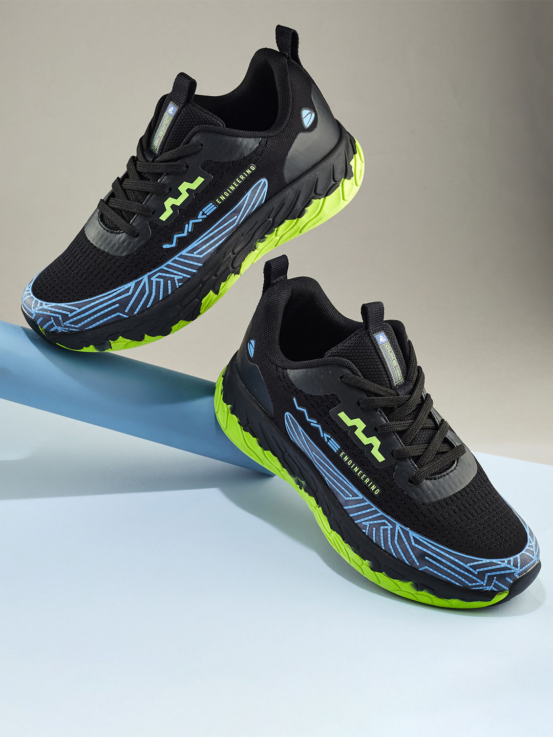 Duke Textile Running Sports Shoes