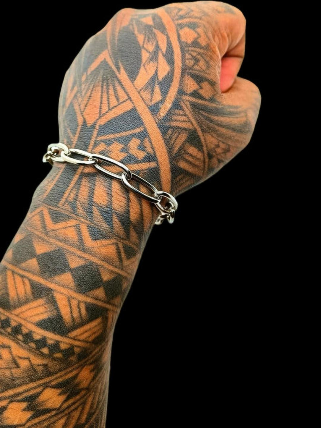 Dynamic Retail Global Men's Silver Stainless Steel Bracelet