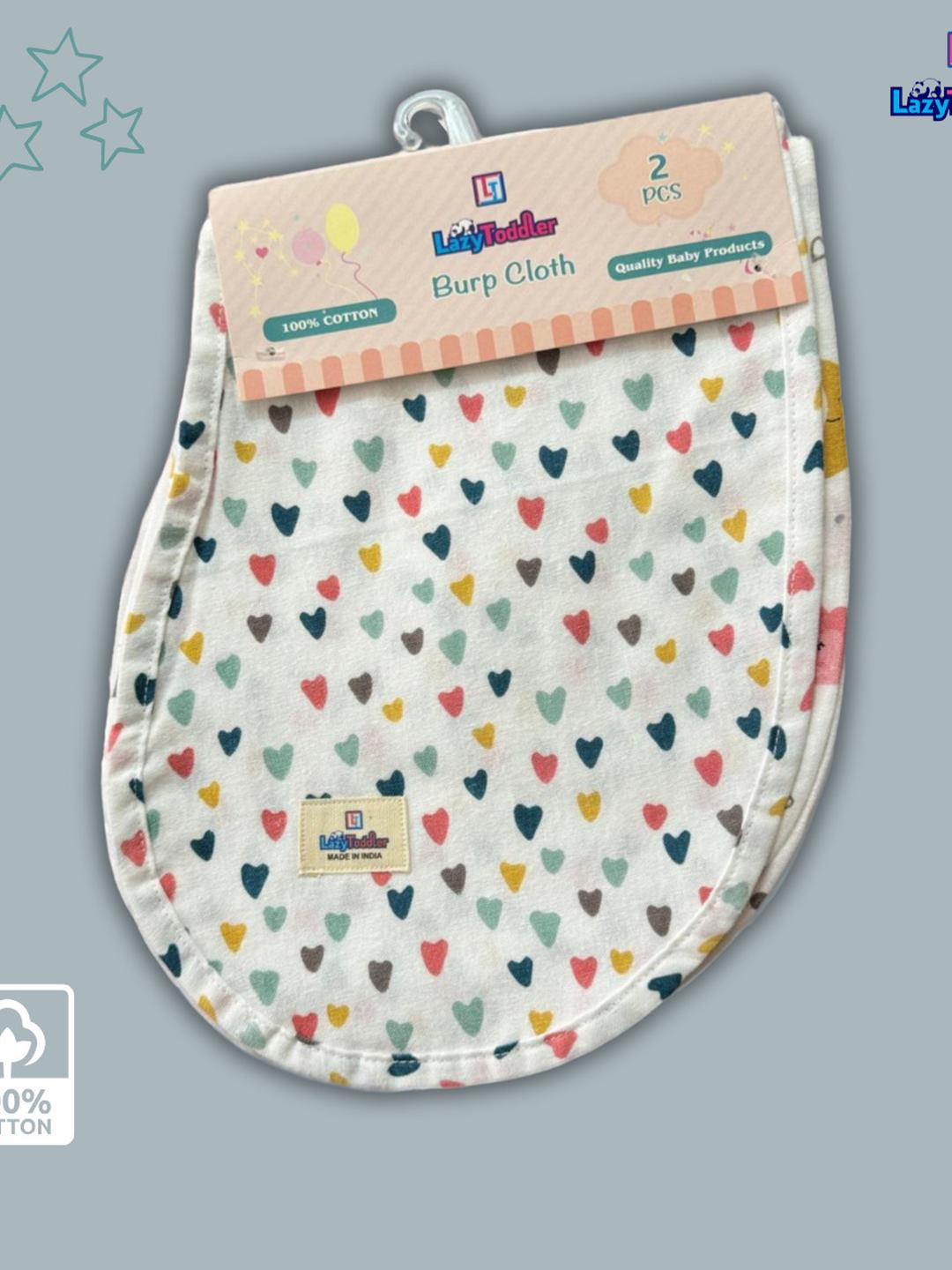LazyToddler Kids Burp Cloth - Set of 2
