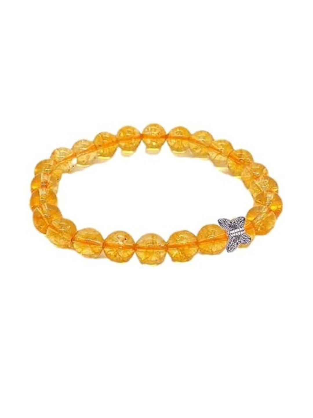 VIBESLE Unisex Beaded Slip-on Crystal Bracelet