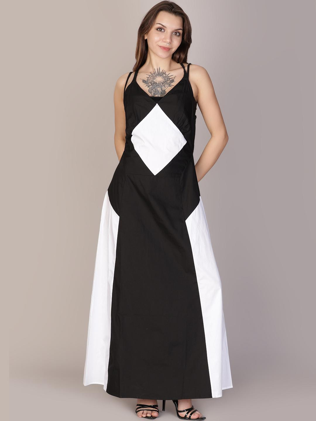 LIMEROAD Black Cotton Dresses