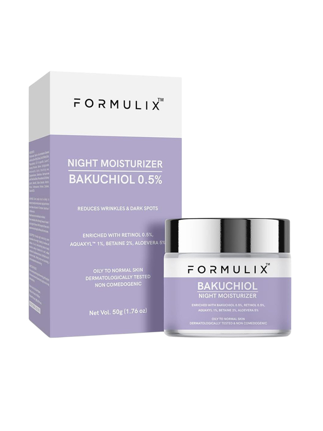 FORMULIX Bakuchiol Night Moisturizer- 50 g