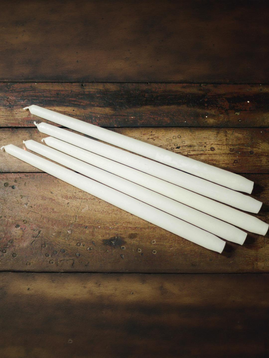 LIGHT JEWELS Tea Light Taper Candle Smokeless Solid Geometric Regular Pillar Candles