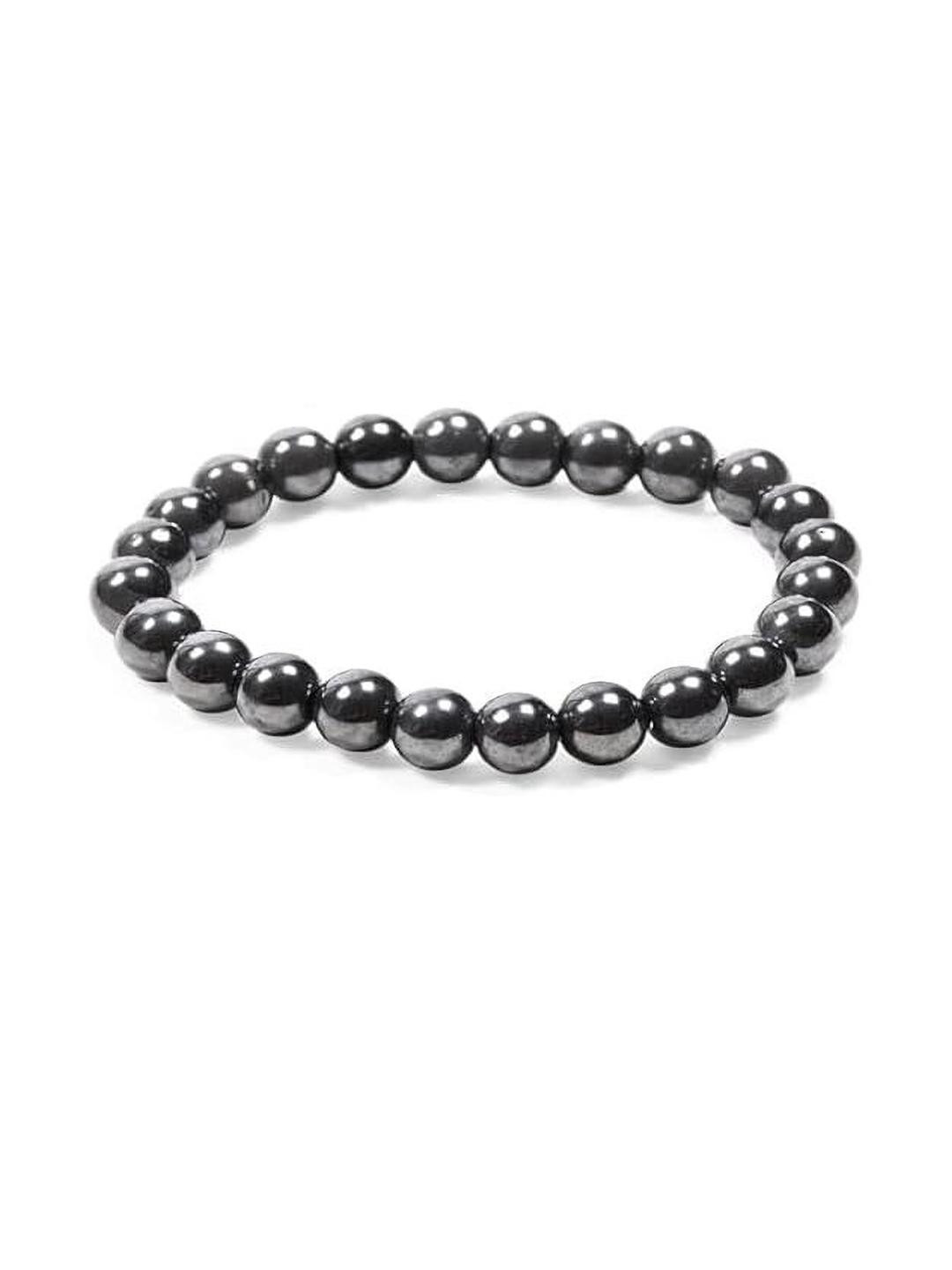 VIBESLE Unisex Hematite Crystal Bracelet