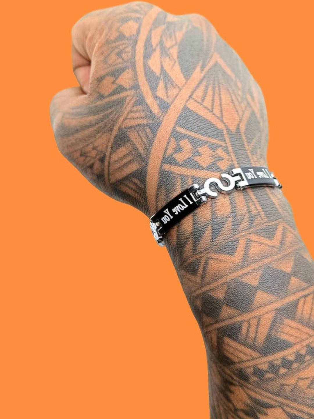 Dynamic Retail Global Men's Link Silver Bracelet