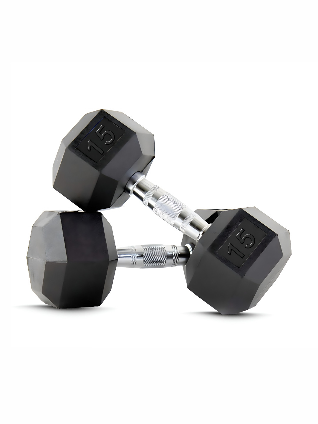 ADRENEX Set Of 2 Hexagon Fixed Weight Dumbbell - 15 kg Each