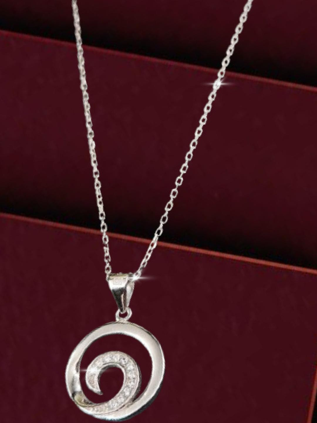 PARASMONI Circular Silver Pendants