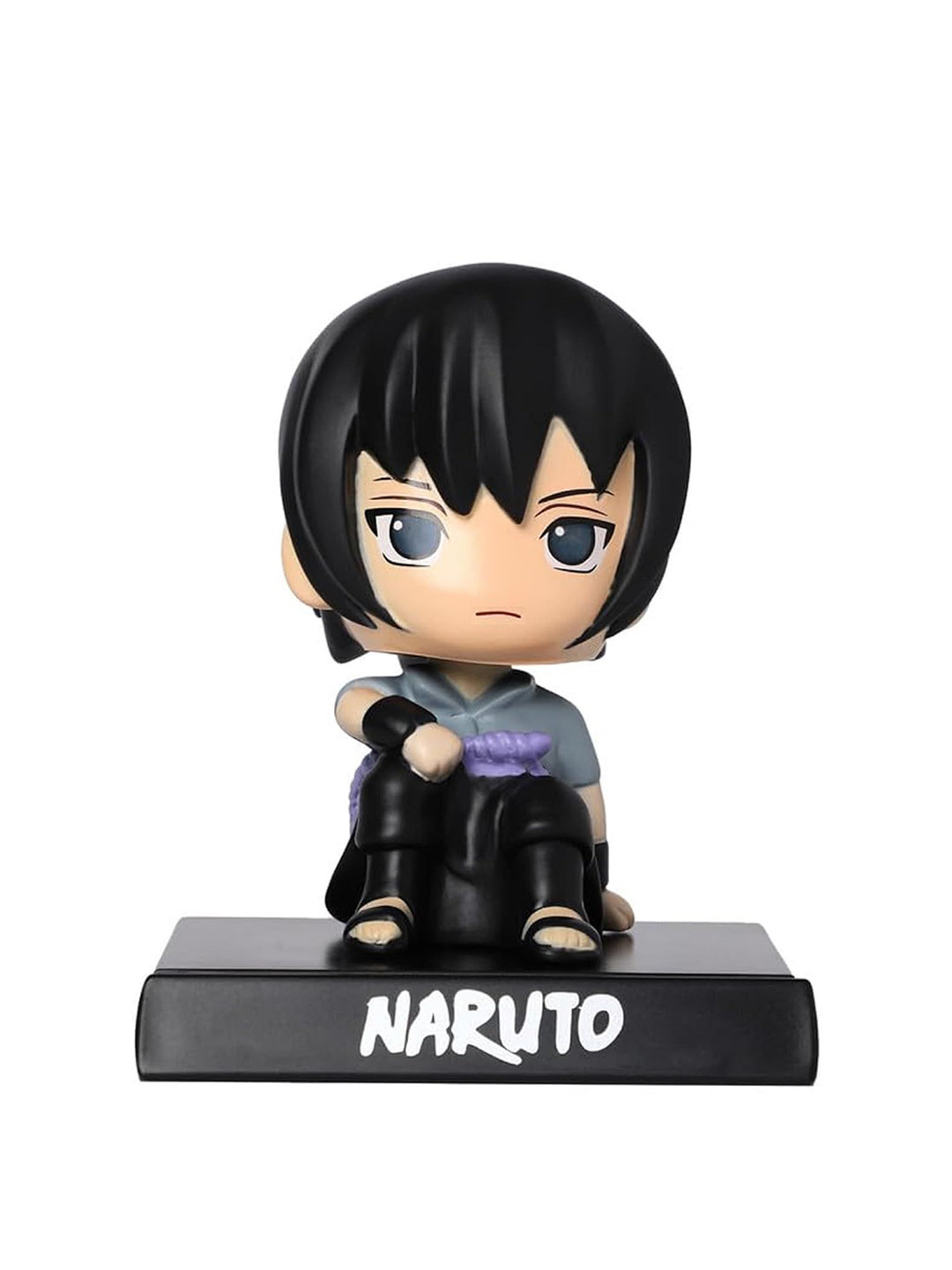AUGEN Black Sasuke Uchiha B Figure Bobblehead Showpieces