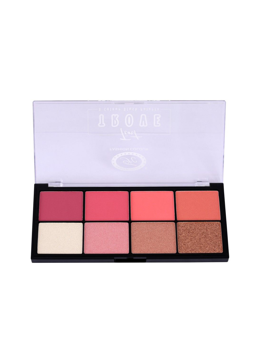Fashion Colour Tint Trove 8 Colour Blush Palette With 3 Dazzling Highlighter - FCTB01